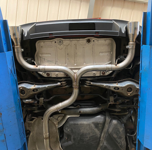 MK7.5 VW GOLF 1.5 TSI 150bhp (2016+) - GTI STYLE DUAL EXIT CAT BACK Pipe Dynamics Golf