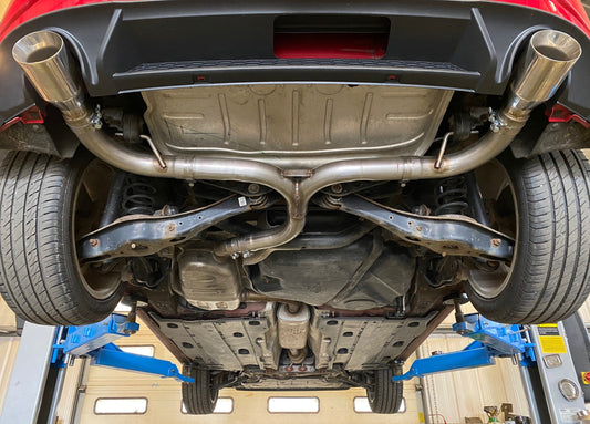 MK7.5 VW GOLF 1.5 TSI 150bhp (2016+) - GTI STYLE DUAL EXIT BACK BOX DELETE Pipe Dynamics Golf