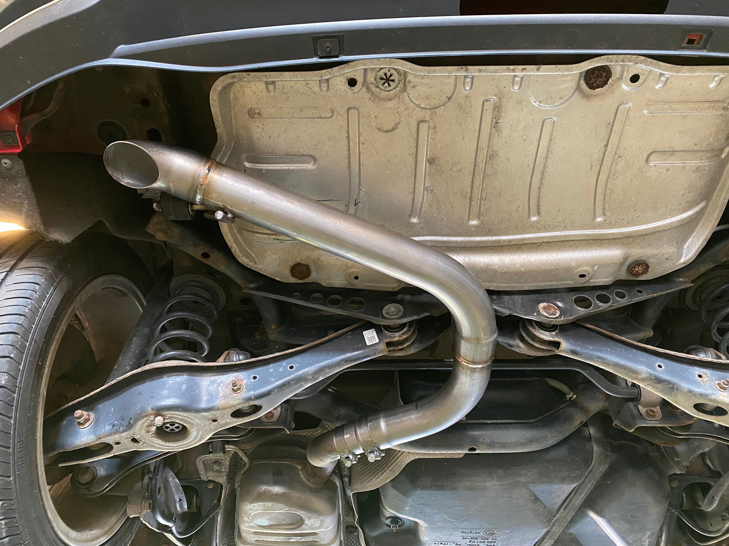 MK7.5 VW GOLF 1.5 TSI 150bhp (2016+) - BACK BOX DELETE Pipe Dynamics Golf