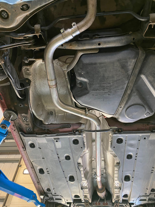 MK7.5 VW GOLF 1.5 TSI 150bhp (2016+) DOUBLE RESONATOR DELETE Pipe Dynamics Golf