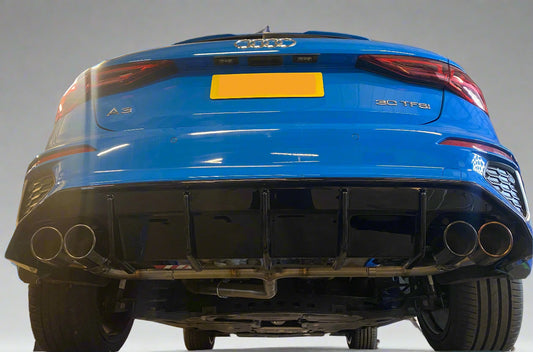 Audi A3 1.0 TFSi 8Y (30 TFSI) - BACK BOX DELETE - QUAD CONVERSION S3 STYLE pipe dynamics Audi