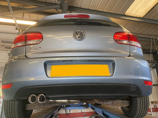 VW Golf MK6 1.4tsi- Cat Back System Pipe Dynamics Golf