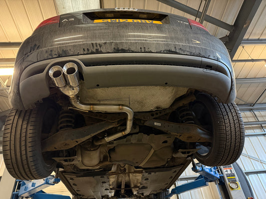 AUDI A3 8P 1.4 TFSI HATCHBACK - BACK BOX DELETE Pipe Dynamics Audi