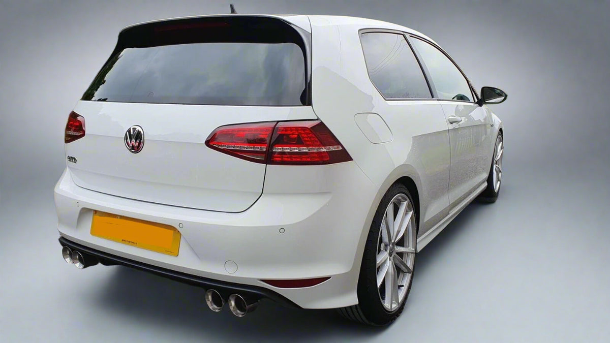 MK7 MK7.5 GOLF 1.6 TDI - Back Box Delete - Golf R Style conversion (To suit Golf R Diffuser) Pipe Dynamics Performance Exhaust