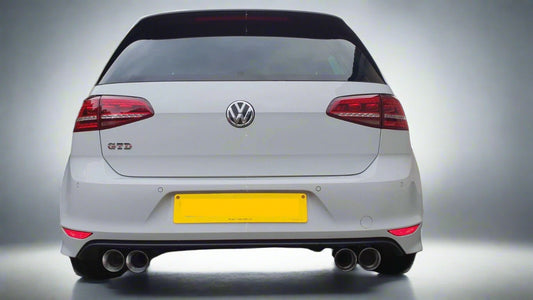 MK7 MK7.5 GOLF 1.6 TDI - Back Box Delete - Golf R Style conversion (To suit Golf R Diffuser) Pipe Dynamics Performance Exhaust