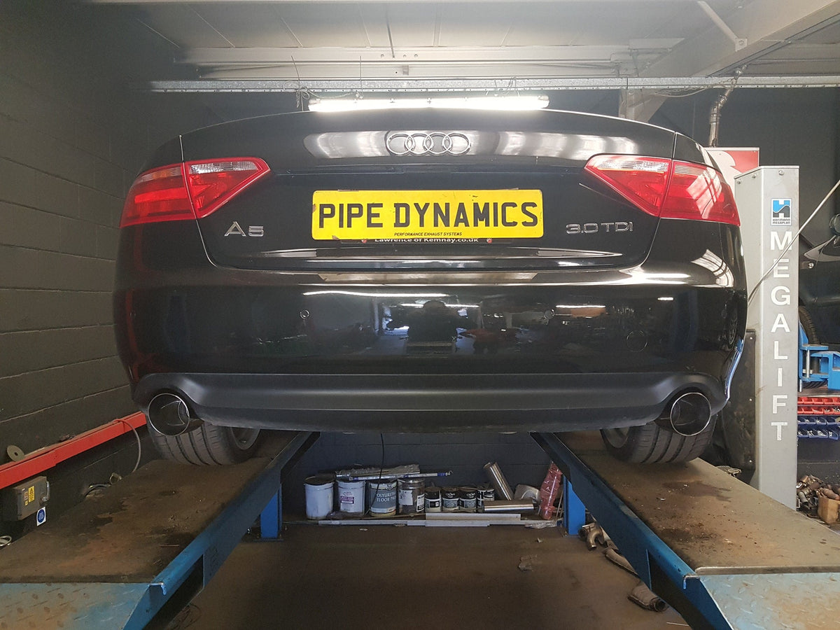 AUDI A5 QUATTRO Coupe/Cabrio 3.0 TDi V6 (239 - 245 Hp 2008+) - Back Box Deletes Pipe Dynamics Audi