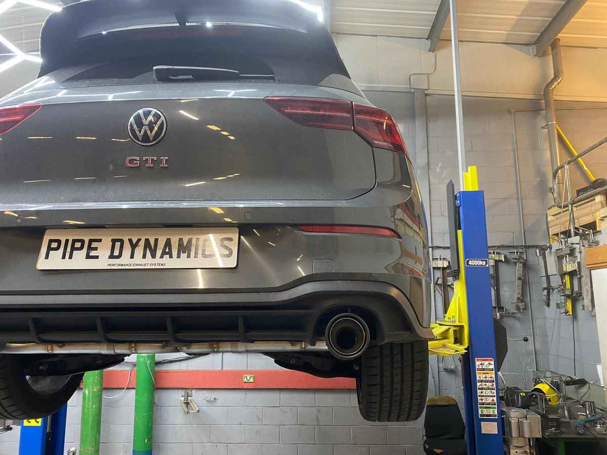 VW Golf MK8 2.0 GTI CLUBSPORT - COMBO PACK - RESONATOR DELETE & BACK BOX DELETE - Pipe Dynamics