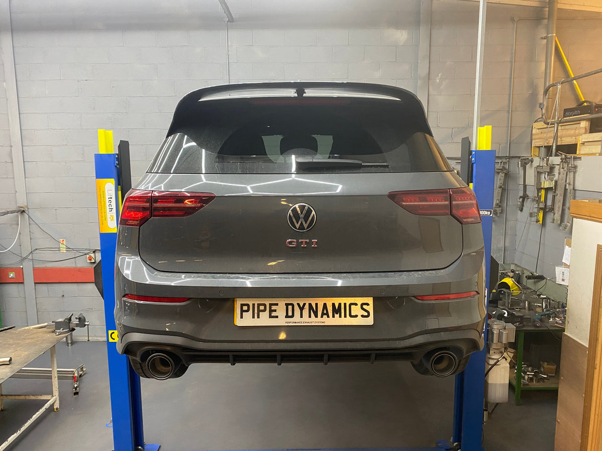VW Golf MK8 2.0 GTI CLUBSPORT - COMBO PACK - RESONATOR DELETE & BACK BOX DELETE - Pipe Dynamics