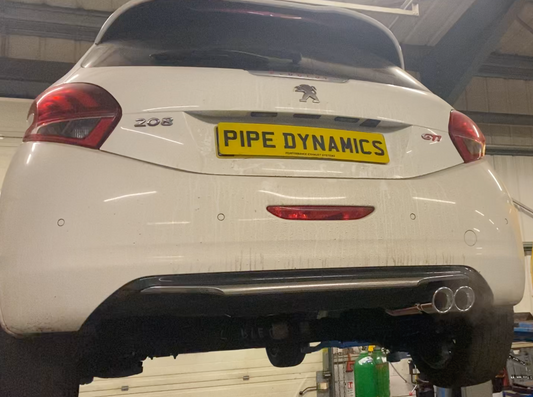 PEUGEOT 208 GTI 1.6i 16v (200 Hp) 2013 -> 2015 - Back Box Delete - Pipe Dynamics