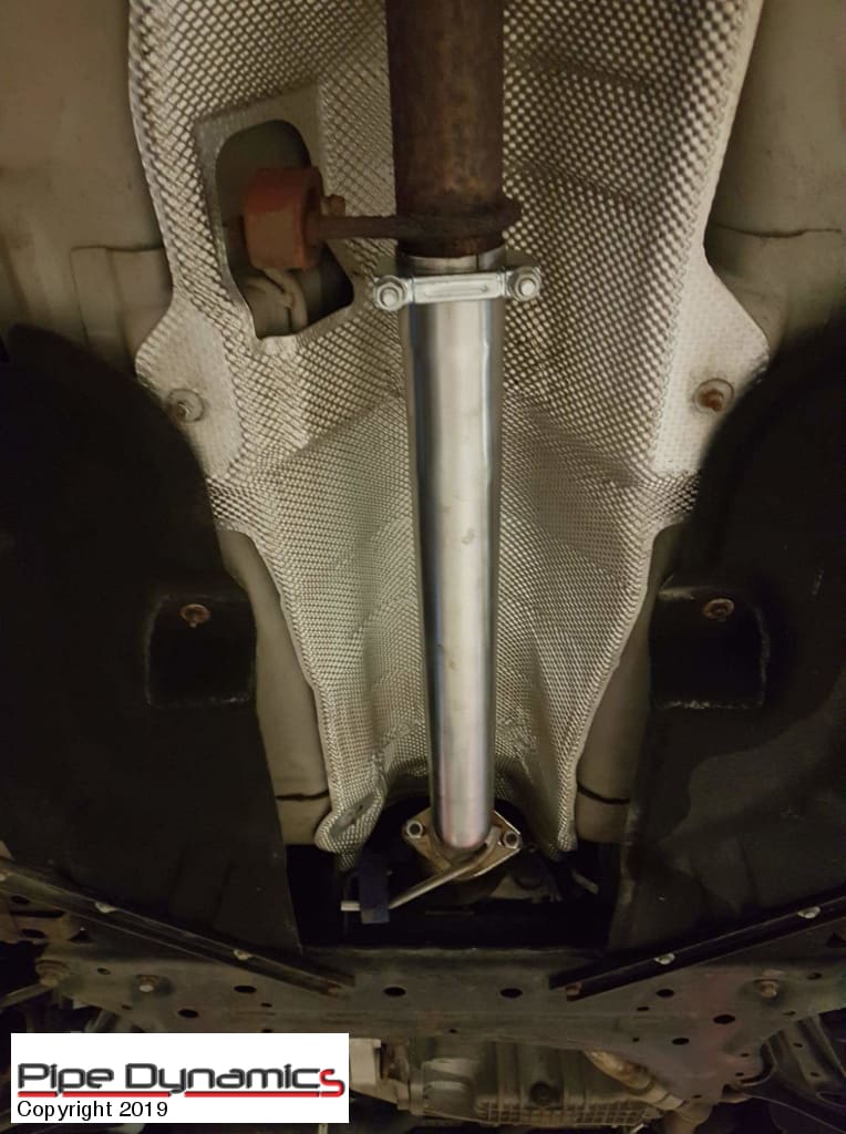 Ford Fiesta ST180 - Resonator Delete Pipe pipedynamics st180