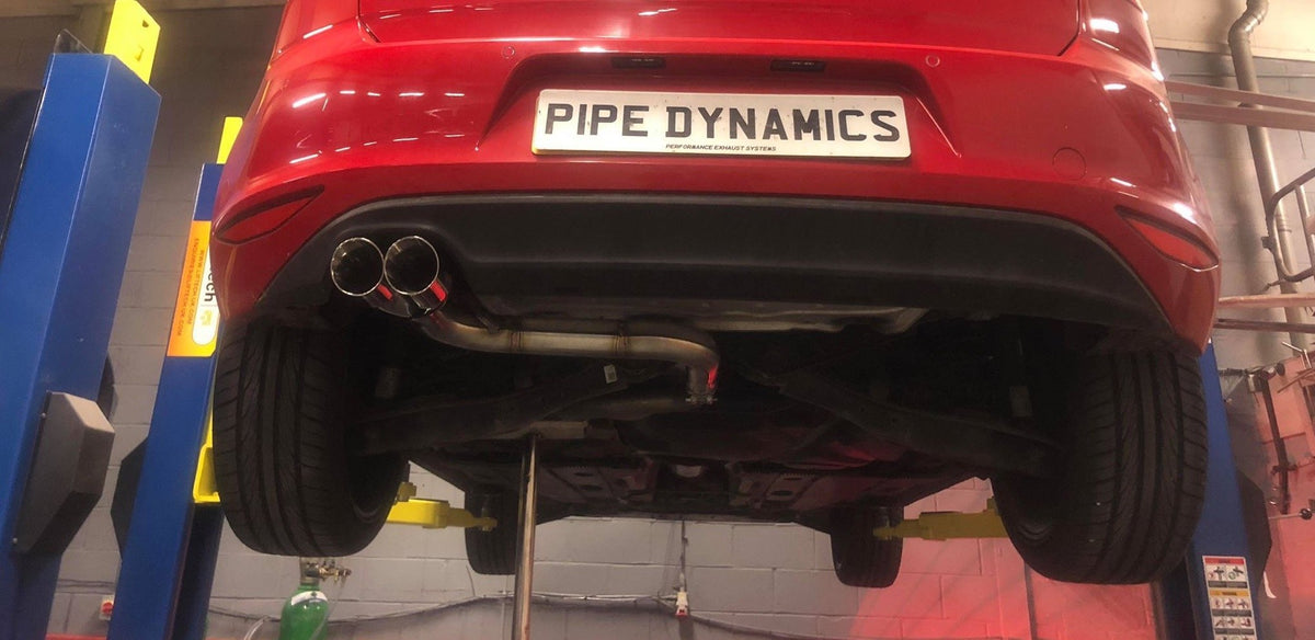 VW Golf MK7 2.0 GTD (without sound pack) Back Box Delete Pipe Dynamics Performance Exhaust