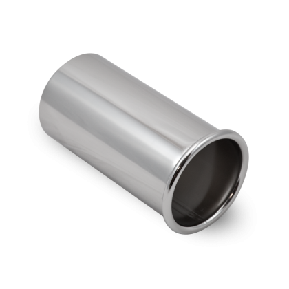 4" Out Rolled Stainless Steel Universal Tailpipe - Pipe Dynamics