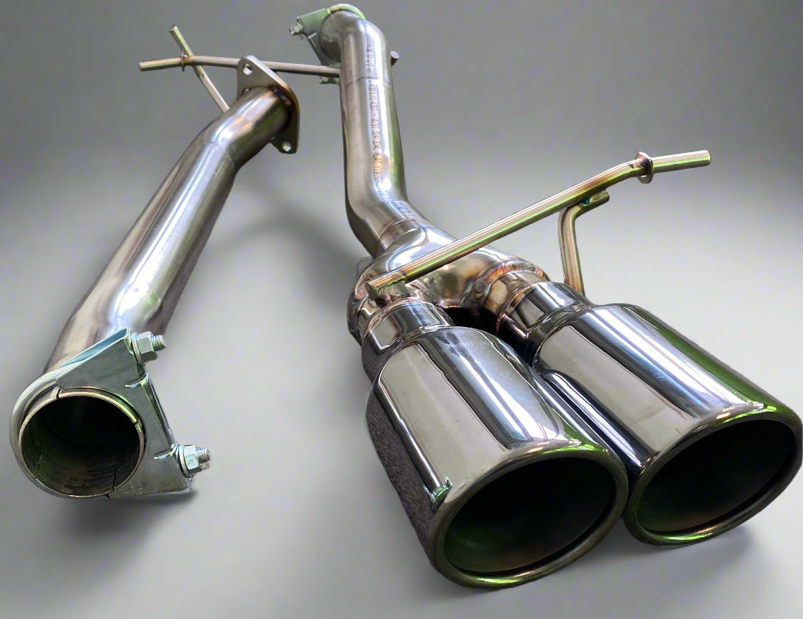 Ford Fiesta ST 180 - Combo Back Box Delete & Resonator Delete Pipe - Black pipe dynamics st180