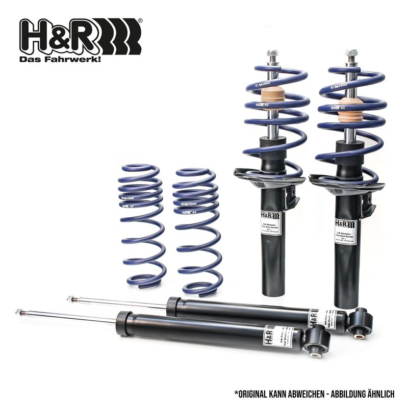 H&R SUSPENSION KIT, SPRINGS/SHOCK ABSORBERS CUP-KIT COMFORT-SUSPENSION - AUDI A1 2011-2018