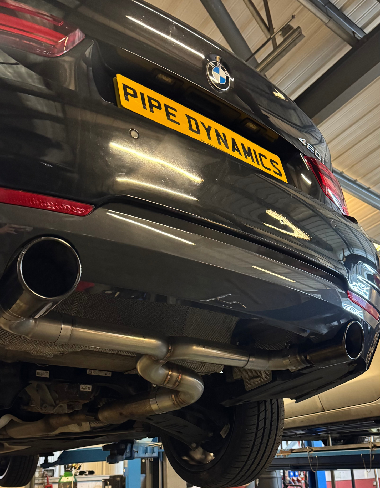BMW F31 320i TOURING/ESTATE - B48 - DUAL EXIT BACK BOX DELETE Pipe Dynamics BMW