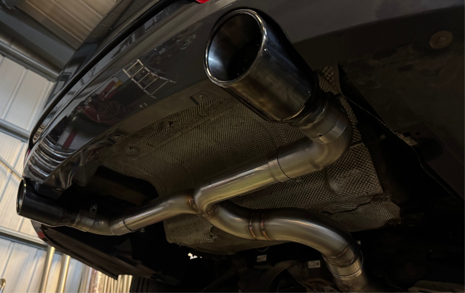 BMW F31 320i TOURING/ESTATE - B48 - DUAL EXIT BACK BOX DELETE Pipe Dynamics BMW