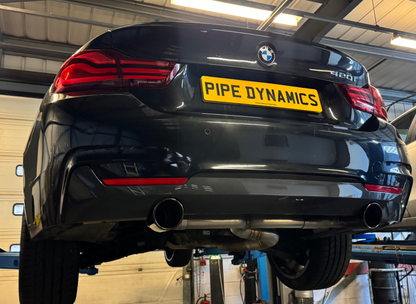 BMW F31 320i TOURING/ESTATE - B48 - DUAL EXIT BACK BOX DELETE Pipe Dynamics BMW