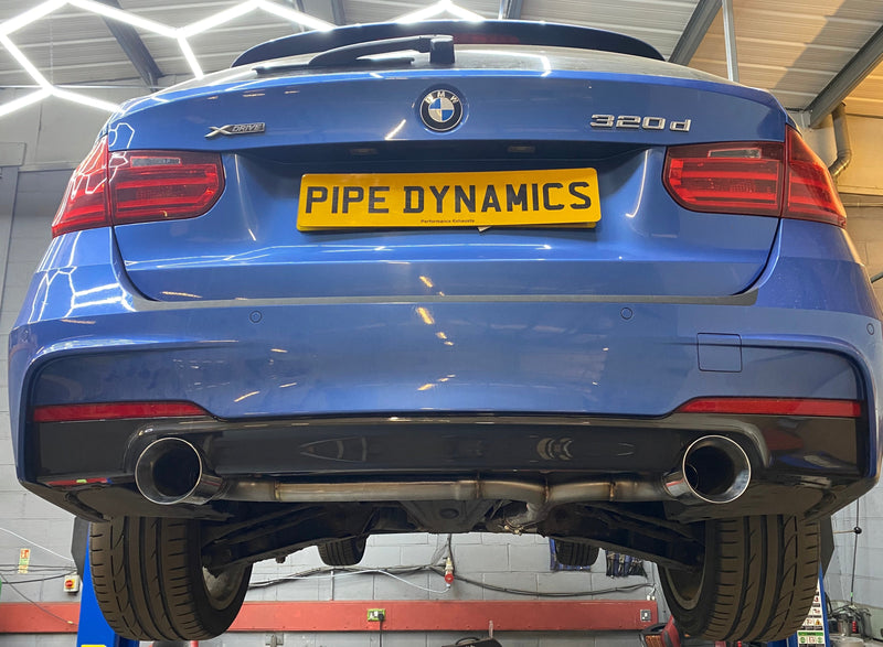 BMW 318D F30/F31 2012-2015 M SPORT - BACK BOX DELETE DUAL EXIT ...