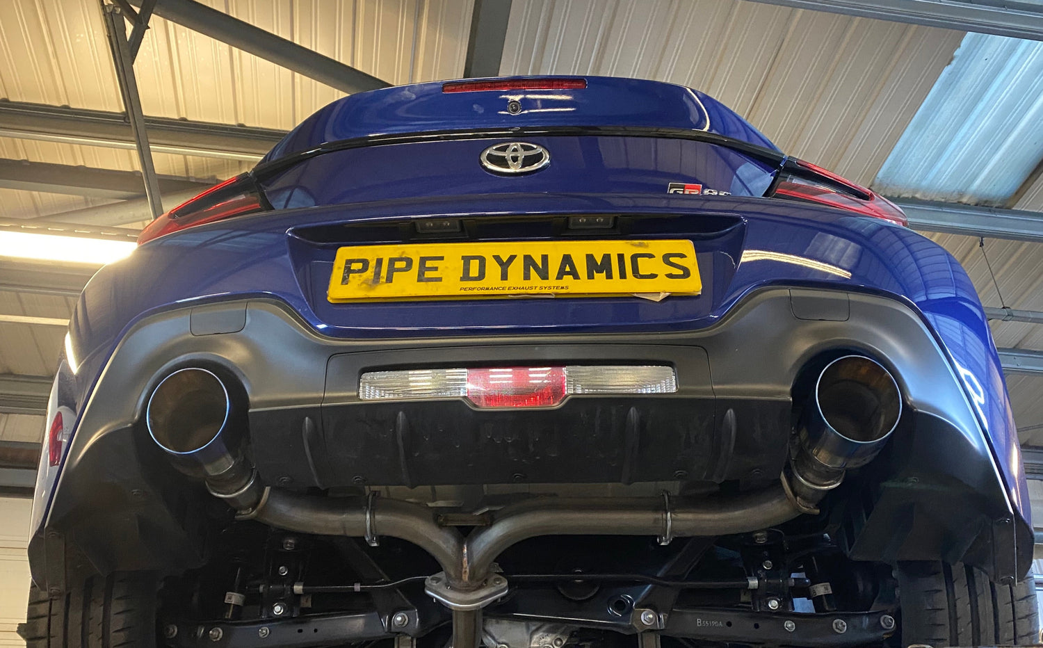 TOYOTA GR 86 / Subaru BRZ 22+  BACK BOX DELETE (AXLE BACK) Pipe Dynamics TOYOTA