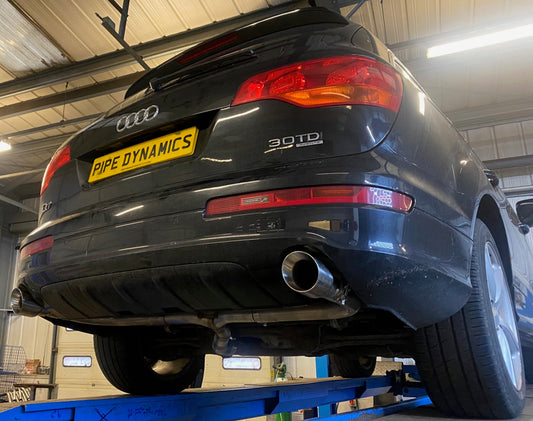 Audi Q7 3.0TDI Exhaust muffler back box delete