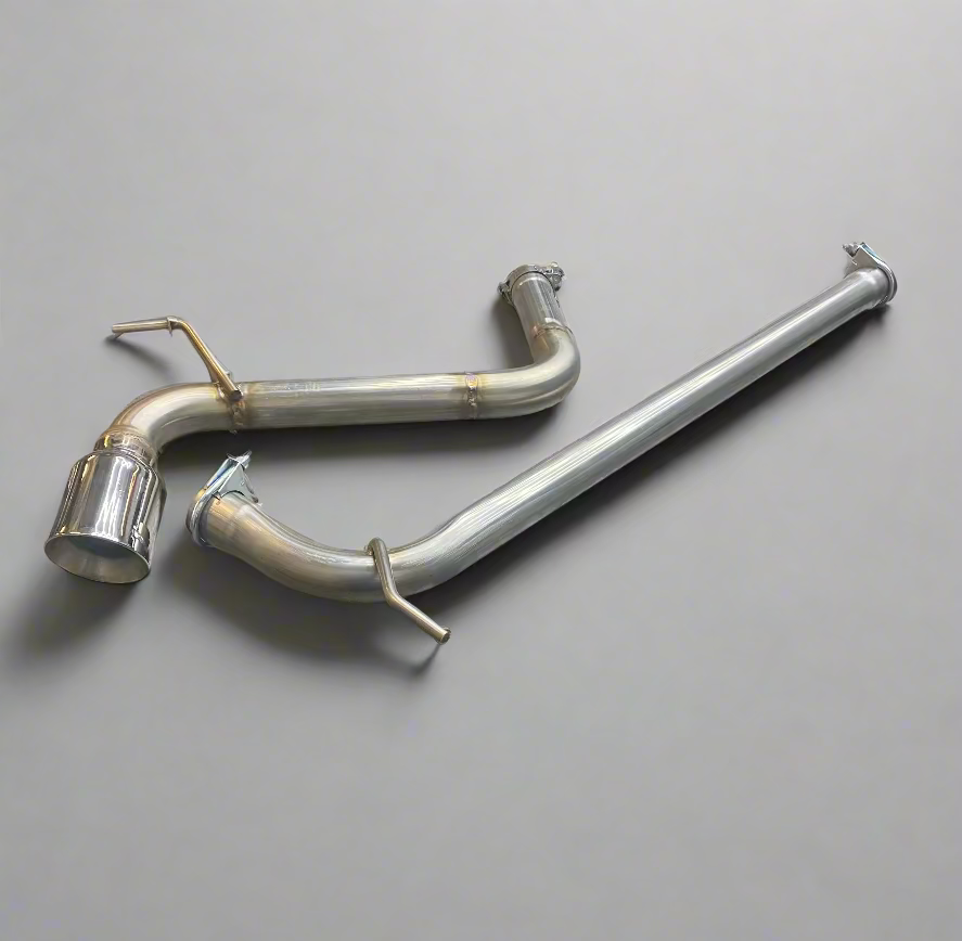 audi a3 1.0 straight pipe exhaust
