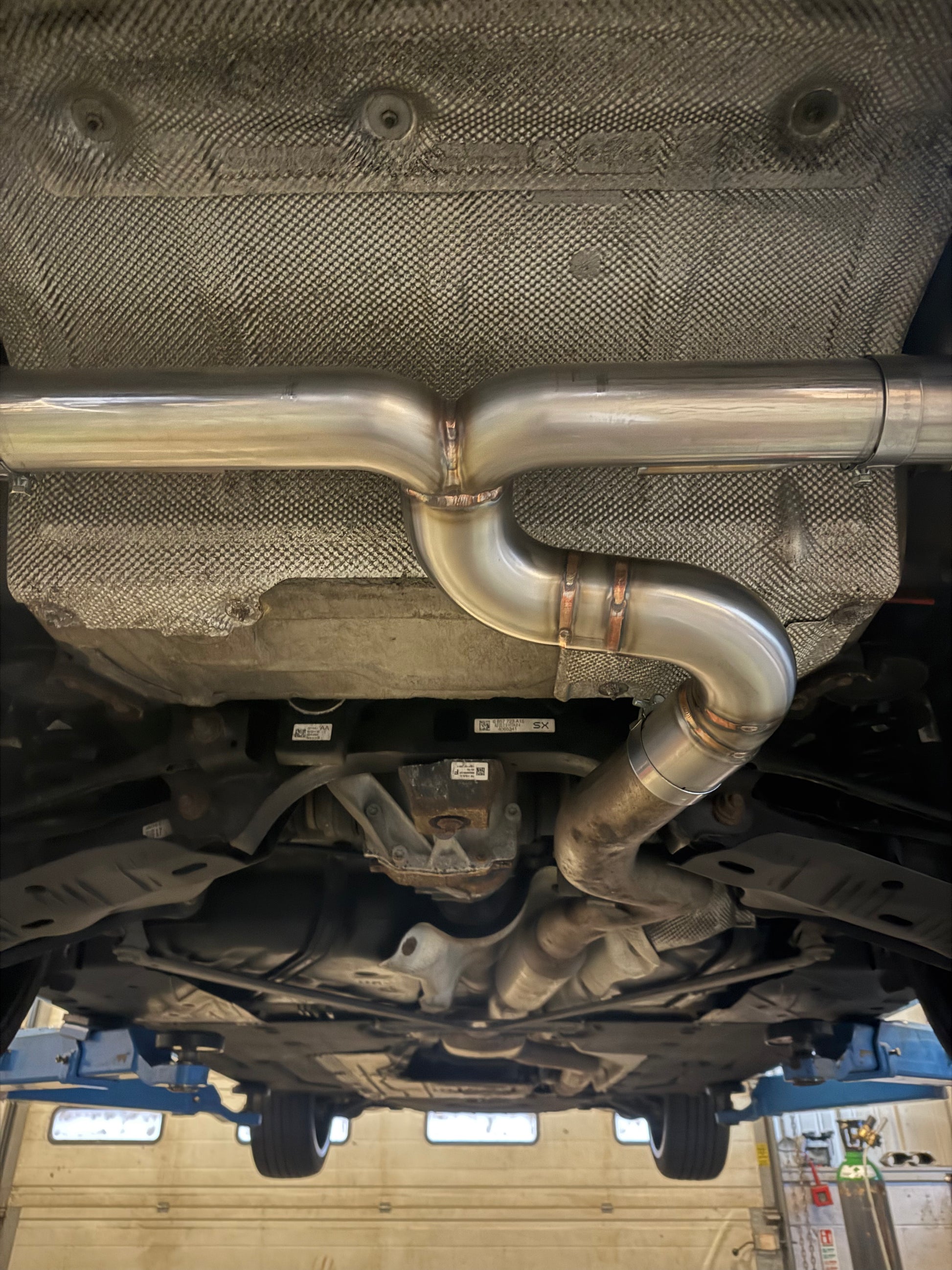 BMW F31 320i TOURING/ESTATE - B48 - DUAL EXIT BACK BOX DELETE Pipe Dynamics BMW