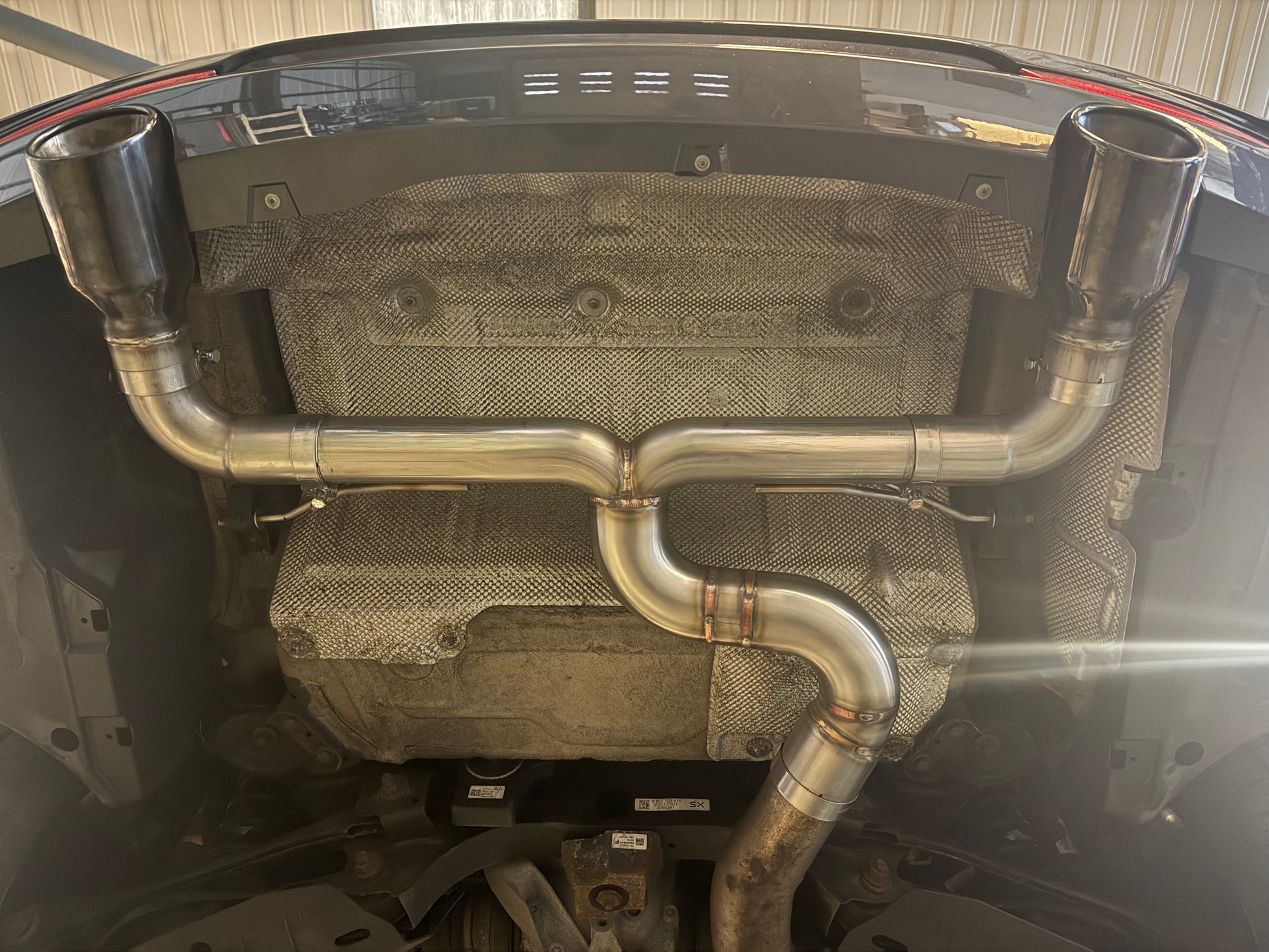 BMW F31 320i TOURING/ESTATE - B48 - DUAL EXIT BACK BOX DELETE Pipe Dynamics BMW