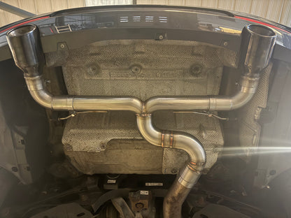 BMW F31 320i TOURING/ESTATE - B48 - DUAL EXIT BACK BOX DELETE Pipe Dynamics BMW