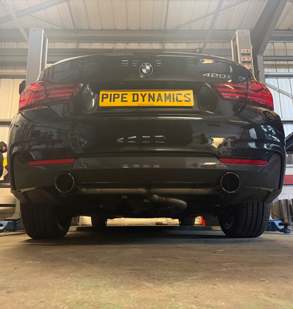 BMW F31 320i TOURING/ESTATE - B48 - DUAL EXIT BACK BOX DELETE Pipe Dynamics BMW