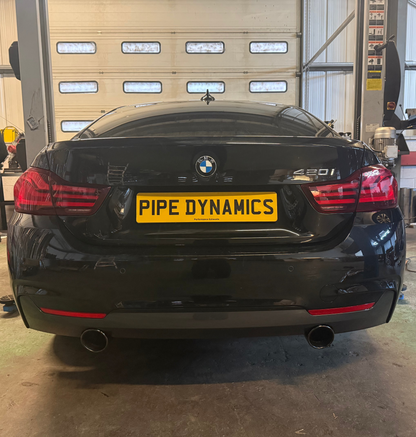 BMW F31 320i TOURING/ESTATE - B48 - DUAL EXIT BACK BOX DELETE Pipe Dynamics BMW