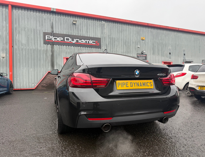 BMW F31 320i TOURING/ESTATE - B48 - DUAL EXIT BACK BOX DELETE Pipe Dynamics BMW