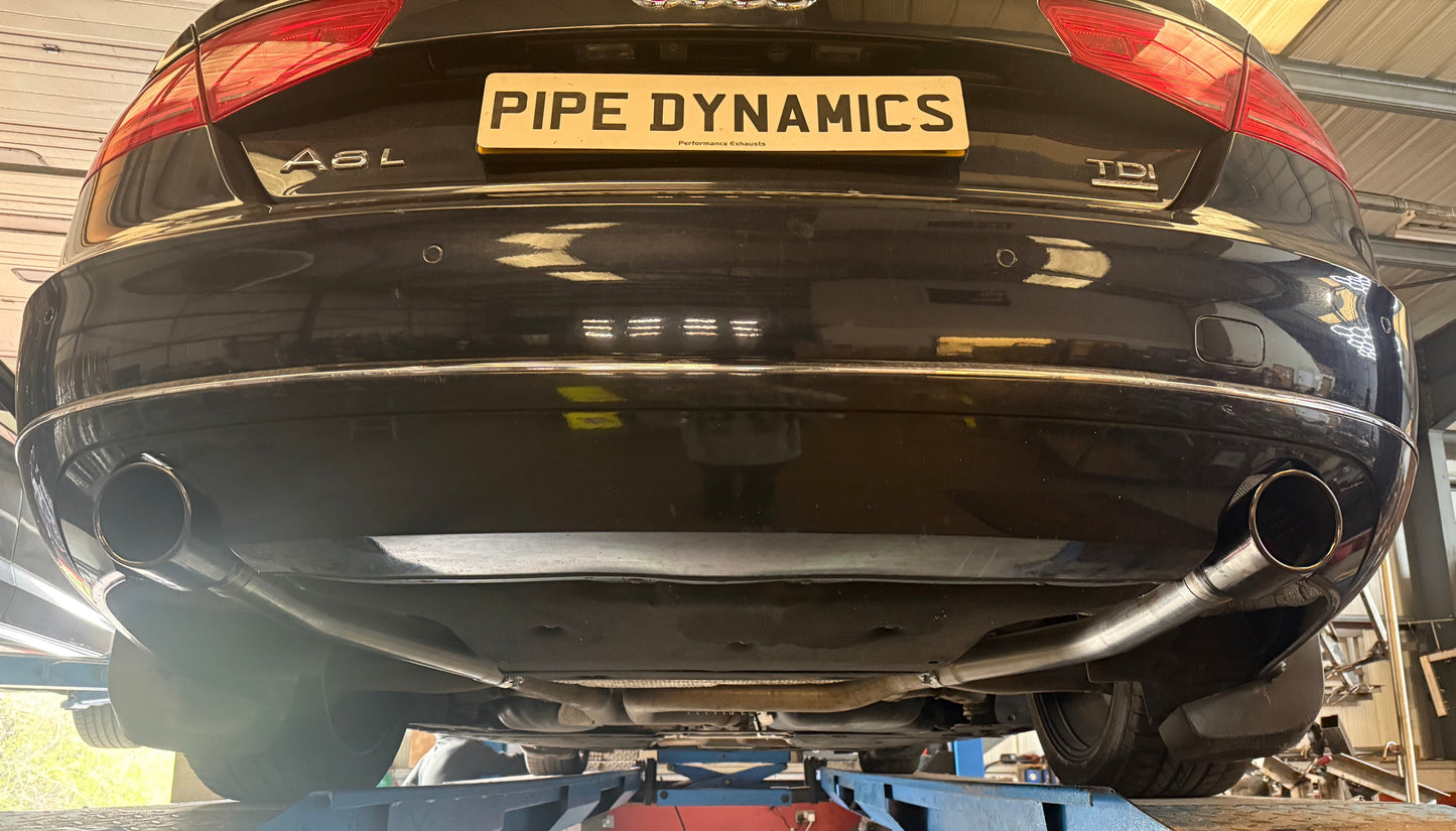 AUDI A8 MK3 4.2 TDI - BACK BOX MUFFLER DELETE EXHAUST