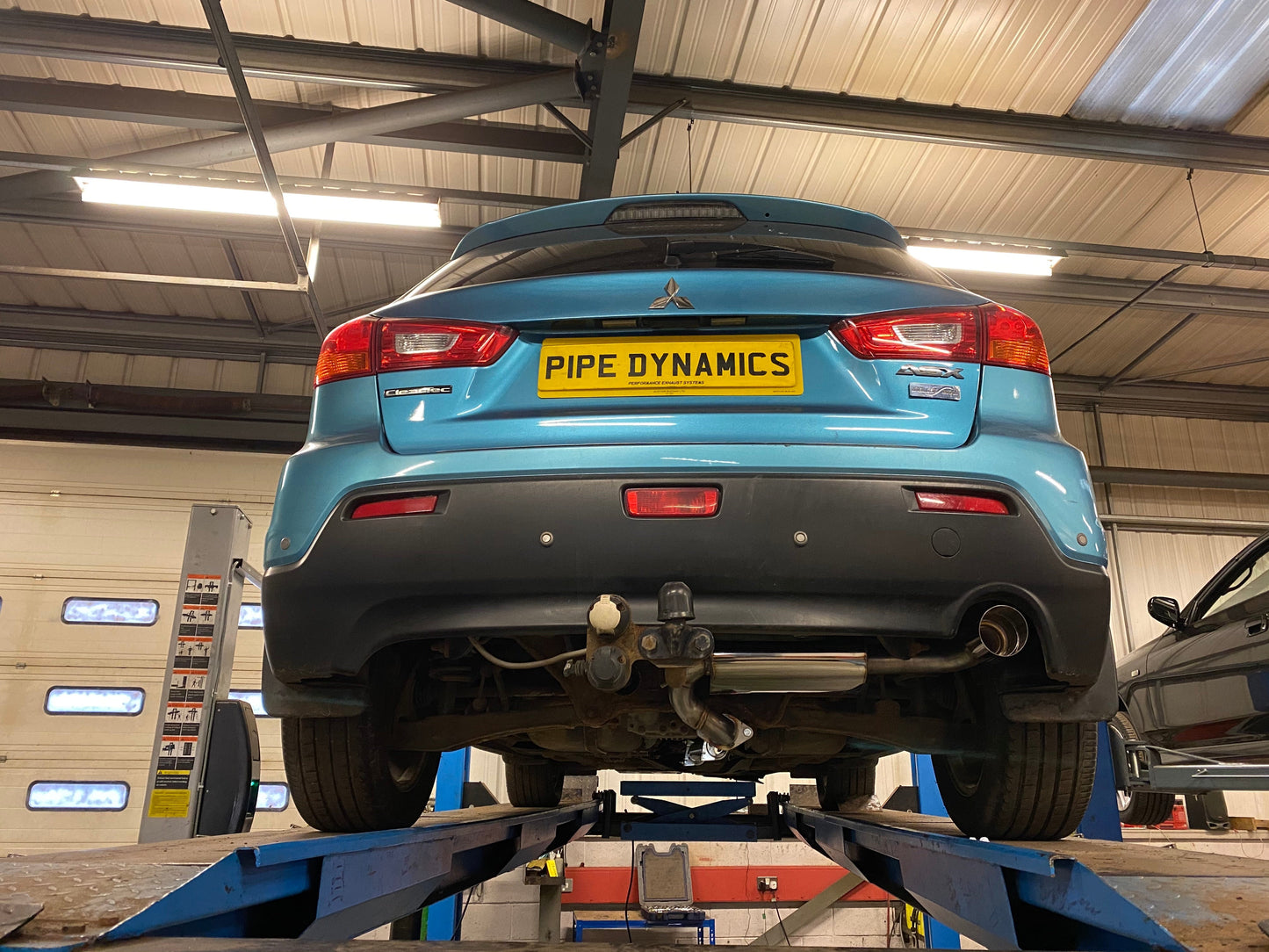 Mitsubishi ASX 1.8 Diesel 150bhp - Replacement exhaust from DPF back (middle and Rear) Pipe Dynamics ASX
