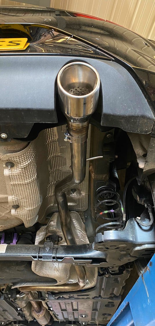Citroen C3 1.2 Turbo 110bhp - Back Box (rear Muffler/Silencer) Delete pipe dynamics Vauxhall
