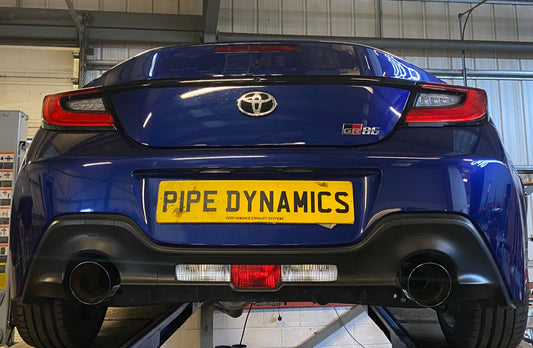TOYOTA GR 86 / Subaru BRZ 22+  BACK BOX DELETE (AXLE BACK) Pipe Dynamics TOYOTA