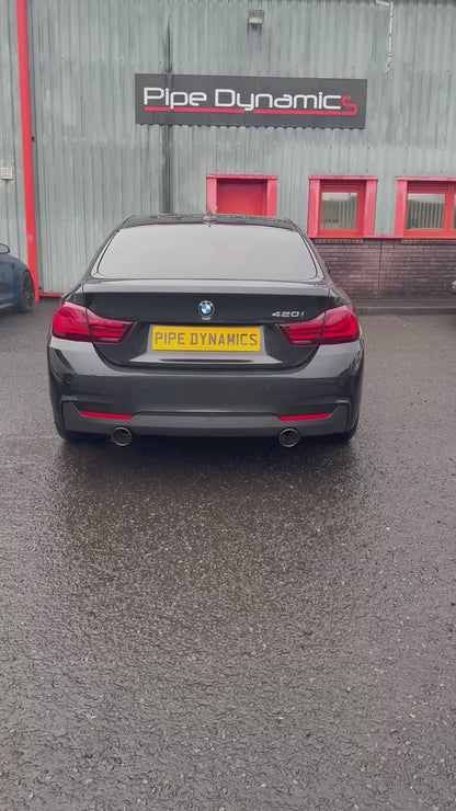 BMW F36 420i GRAN COUPE - B48 - DUAL EXIT BACK BOX DELETE