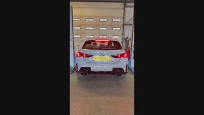 BMW F70 120i - BACK BOX DELETE - QUAD EXIT CONVERSION M135I STYLE EXHAUST