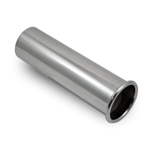 2.5" Out Rolled Stainless Steel Universal Tailpipe - Pipe Dynamics