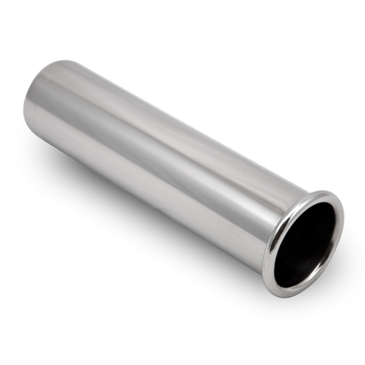 2" Out Rolled Stainless Steel Universal Tailpipe - Pipe Dynamics
