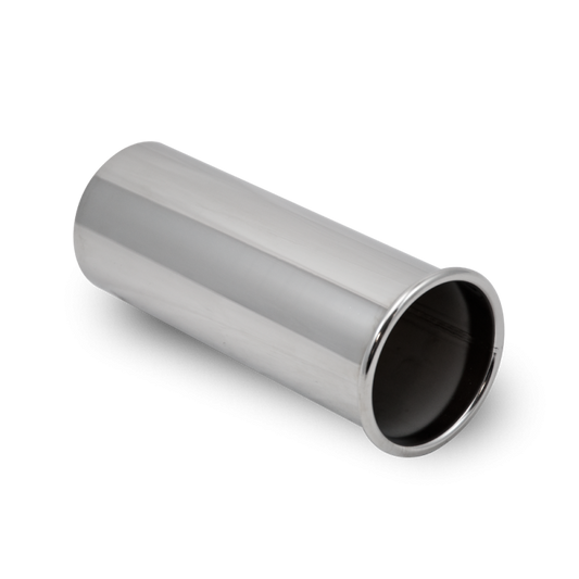 3" Out Rolled Stainless Steel Universal Tailpipe - Pipe Dynamics