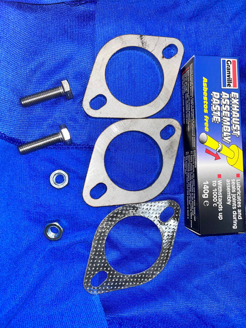 Stainless Steel 2" Exhaust Flange and Gasket Kit with Exhaust Sealant