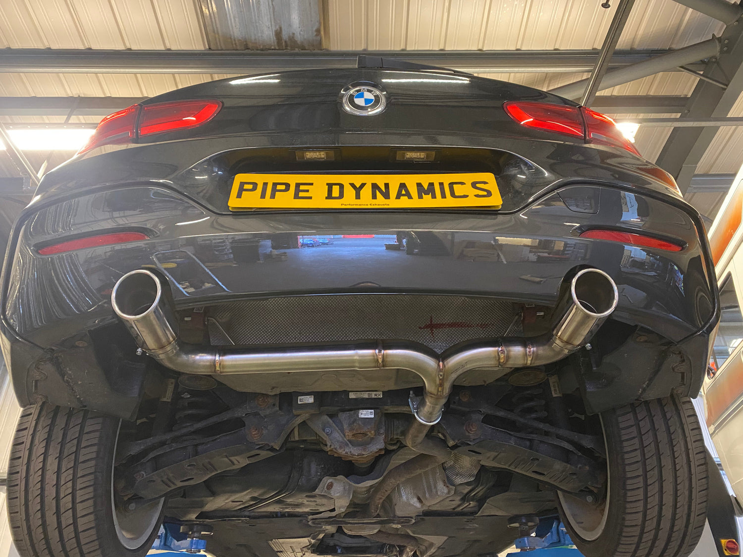 BMW 116D F20/F21 2015+ (B37) - DUAL EXIT CONVERSION BACK BOX DELETE - Pipe Dynamics
