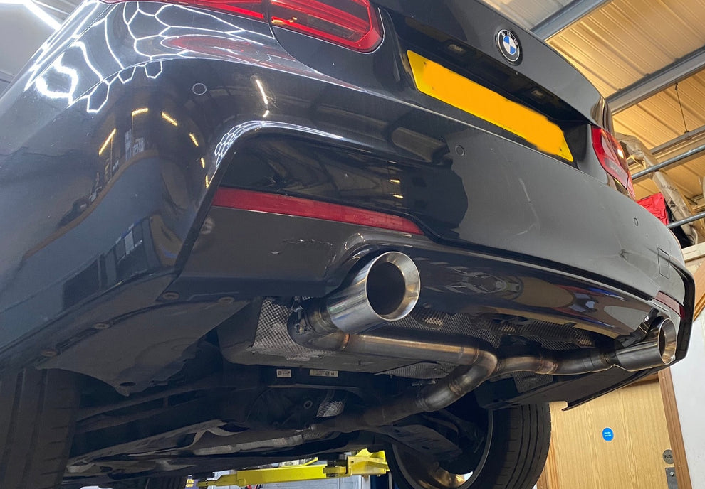 BMW 330D 255 BHP F30/F31 - BACK BOX DELETE DUAL EXIT CONVERSION – Pipe ...