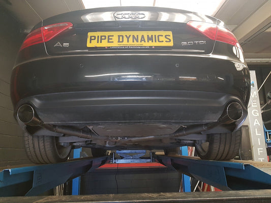 AUDI A5 QUATTRO Coupe/Cabrio 3.0 TDi V6 (239 - 245 Hp 2008+) - Back Box Deletes Pipe Dynamics Audi