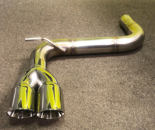 VW Golf MK7 2.0 GTD (without sound pack) Back Box Delete Pipe Dynamics Performance Exhaust