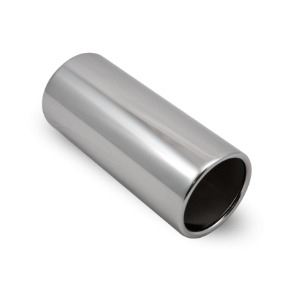 3.5" In Rolled Stainless Steel Universal Tailpipe - Pipe Dynamics