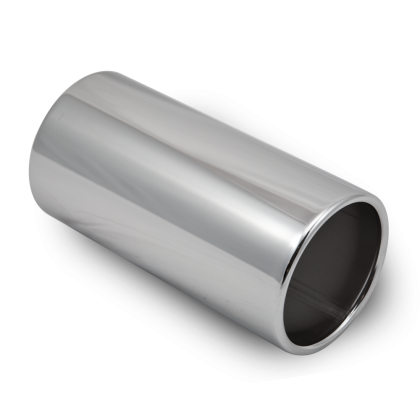 4" In Rolled Stainless Steel Universal Tailpipe - Pipe Dynamics